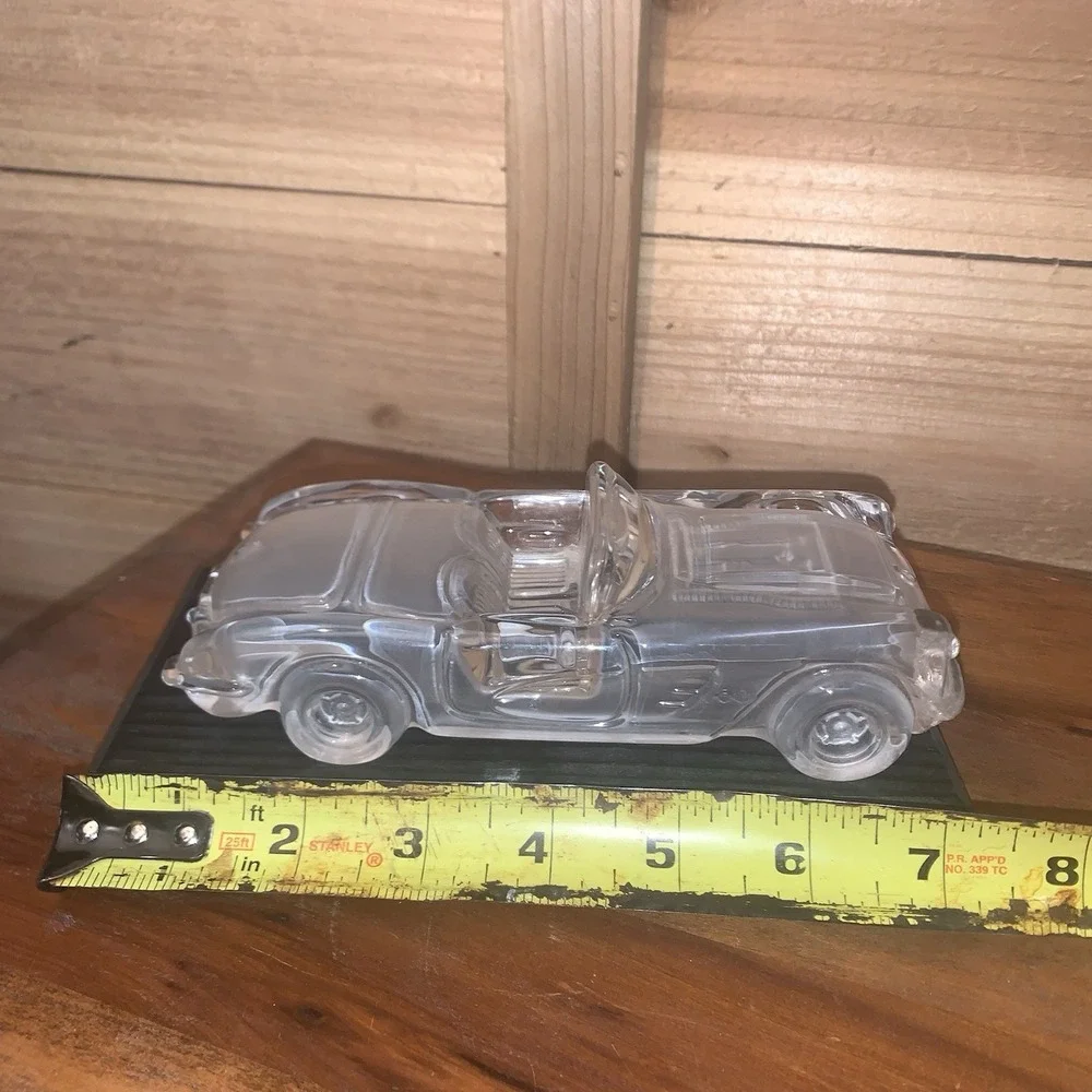 1959 Hofbauer Corvette Glass Frosted Crystal Car Model 7